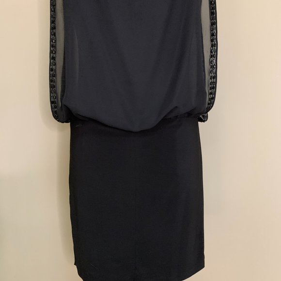 SCARLETT NITE BLACK DRESS SIZE 10 #29 - Picture 6 of 6